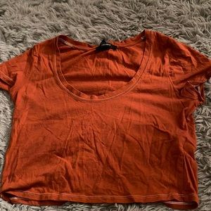 Orange Forever 21 Crop Top